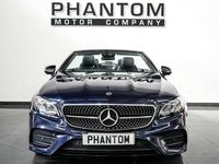 Used Mercedes E350 AMG line 313 HP (230 kW) 2021 Blue Cabriolet