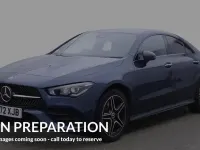 Used Mercedes CLA250e AMG Line Premium 218 HP (160 kW) 2023 Blue Coupe