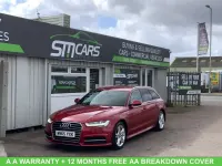 Used Audi A6 S-Line 190 HP (139 kW) 2015 Red Estate