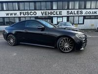 Used Mercedes E300 AMG line 258 HP (189 kW) 2022 Black Coupe