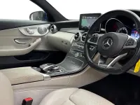 Used Mercedes C220 AMG line 170 HP (125 kW) 2018 Brilliant blue Coupe