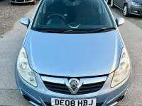 Used Vauxhall Corsa Club 89 HP (65 kW) 2008 Blue Hatchback