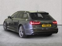 Used Audi A6 Black Edition 252 HP (185 kW) 2018 Daytona grey, pearl effect Estate