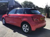 Used Audi A1 Sportback Design 95 HP (69 kW) 2015 Red Hatchback