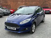 Used Ford Fiesta Zetec 2016 Blue Hatchback