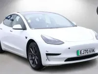 Used Tesla Model 3 Standard Range 366 kW (498 HP) 2020 White Sedan