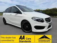 Used Mercedes B200 AMG Line Premium Plus 2017 White Hatchback
