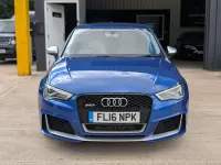 Used Audi RS3 Comfort 367 HP (269 kW) 2016 Blue Sedan