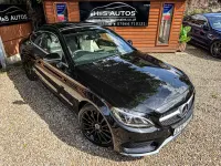 Used Mercedes C200 AMG line 184 HP (135 kW) 2017 Black Coupe