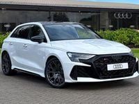 New Audi RS3 Advanced 2026 White Sedan