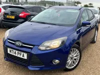 Used Ford Focus Zetec 115 HP (84 kW) 2014 Blue Hatchback