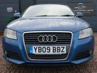 Begagnad Audi A3 Sport 160 HK (117 kW) 2009 Blå Halvkombi