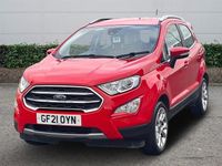 Used Ford Ecosport Titanium 125 HP (91 kW) 2021 Red SUV