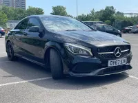 Used Mercedes CLA220 AMG line 2017 Black Sedan