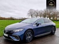 Used Mercedes EQS450+ AMG line 244 kW (333 HP) 2022 Blue Sedan