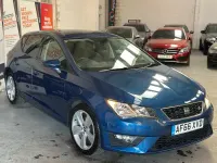 Used Seat Leon FR 150 HP (110 kW) 2016 Blue Hatchback