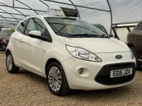 Used Ford Ka Zetec 69 HP (50 kW) 2015 White Hatchback