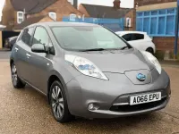 Used Nissan Leaf Tekna 80 kW (109 HP) 2016 Grey Hatchback