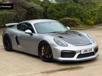 Used Porsche Cayman GT4 385 HP (283 kW) 2016 Silver Coupe