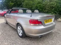 Used BMW 120 Cabriolet Comfort Edition 177 HP (130 kW) 2009 Silver Cabriolet
