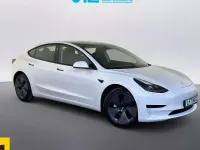 Used Tesla Model 3 Standard Range Plus 180 kW (245 HP) 2021 White Sedan