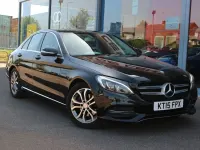 Used Mercedes C220 170 HP (125 kW) 2015 Black Sedan