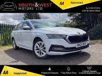 Used Skoda Octavia SE L 116 HP (85 kW) 2021 White Estate
