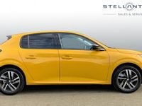 Used Peugeot 208 Allure Premium 102 HP (75 kW) 2022 Yellow Hatchback
