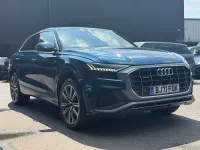 Used Audi Q8 S-Line 286 HP (210 kW) 2020 Blue SUV
