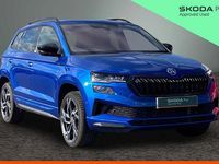 Used Skoda Karoq SportLine 110 HP (80 kW) 2024 Race blue metallic SUV