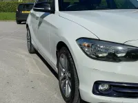 Begagnad BMW 116 Sport Line 2015 Vit Halvkombi