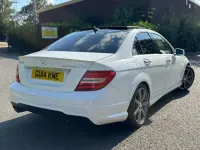 Used Mercedes C220 Sport Edition 2014 White Sedan