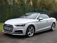Used Audi A5 Cabriolet S-Line 190 HP (139 kW) 2019 White Cabriolet