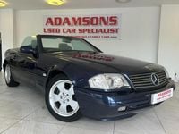 Used Mercedes SL320 221 HP (162 kW) 1999 Blue Cabriolet