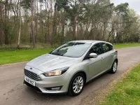 Używany Ford Focus Titanium 120 KM (88 kW) 2018 Srebrny Hatchback