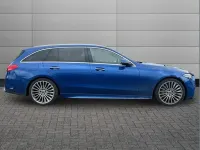 Used Mercedes C220 AMG Line Premium 217 HP (159 kW) 2022 Spectral blue Estate