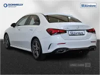 Used Mercedes A180 AMG line 116 HP (85 kW) 2019 White Sedan