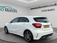 Used Mercedes A180 AMG line 122 HP (89 kW) 2017 White Hatchback