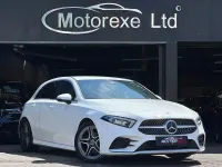 Used Mercedes A180 AMG line 116 HP (85 kW) 2018 White Hatchback