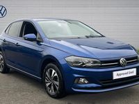 Used VW Polo Match 95 HP (69 kW) 2021 Blue Hatchback
