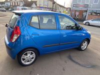 Used Hyundai i10 Style 2010 Blue Hatchback