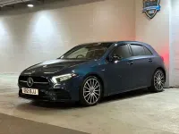Used Mercedes A200 Exclusive 150 HP (110 kW) 2020 Blue Hatchback