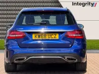 Used Mercedes C200 AMG line 2019 Blue Estate