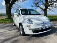 Used Fiat 500 Pop Star 69 HP (50 kW) 2015 White Hatchback