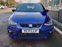 Used Seat Ibiza FR 95 HP (69 kW) 2021 Blue Hatchback