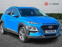 Used Hyundai Kona Premium 120 HP (88 kW) 2019 Blue SUV