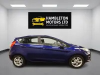 Used Ford Fiesta Zetec 2017 Blue Hatchback