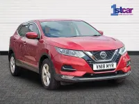Used Nissan Qashqai Acenta 115 HP (84 kW) 2018 Red SUV