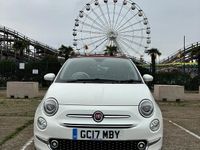 Used Fiat 500 Lounge 2017 White Cabriolet