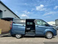 Used Ford Tourneo Custom Titanium 2019 Blue Van